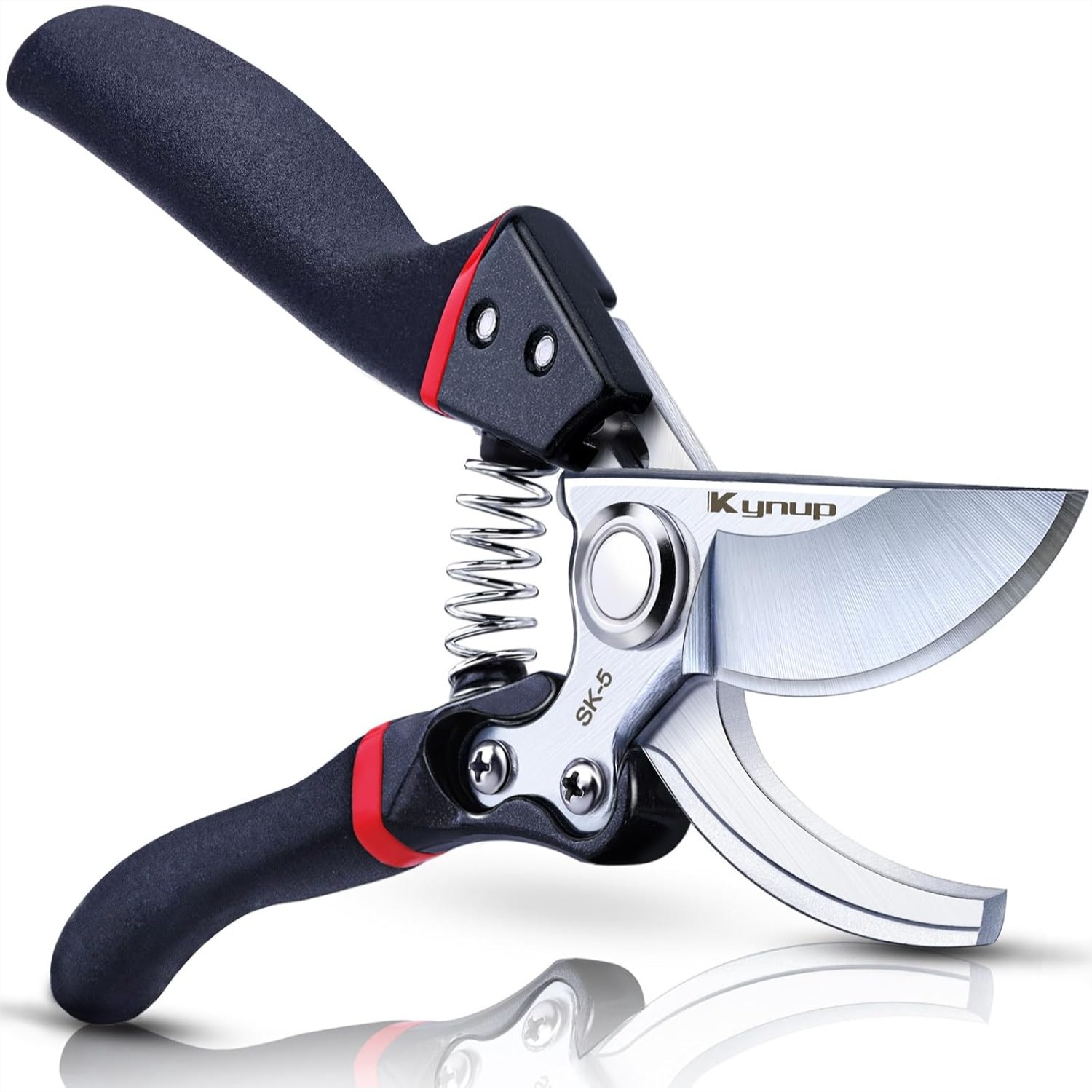 Pruning Shears - Gartenschere mit SK-5 Stahlklingen, Hochleistungs-Handschere zum