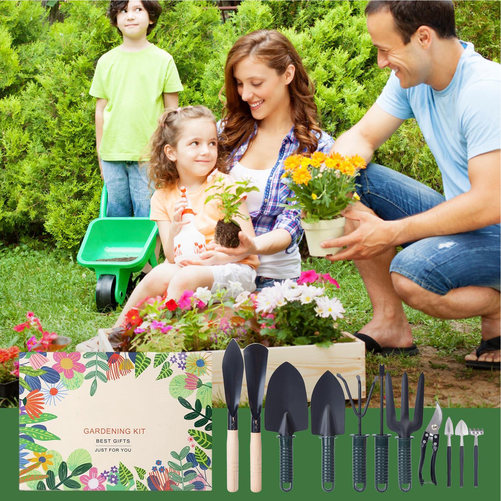 Gardening Tools Mothers Day - Weihnachts-Countdown, praktisches 24-Tage-Werkzeugset, Gärtner-Werkzeugset für Frauen,