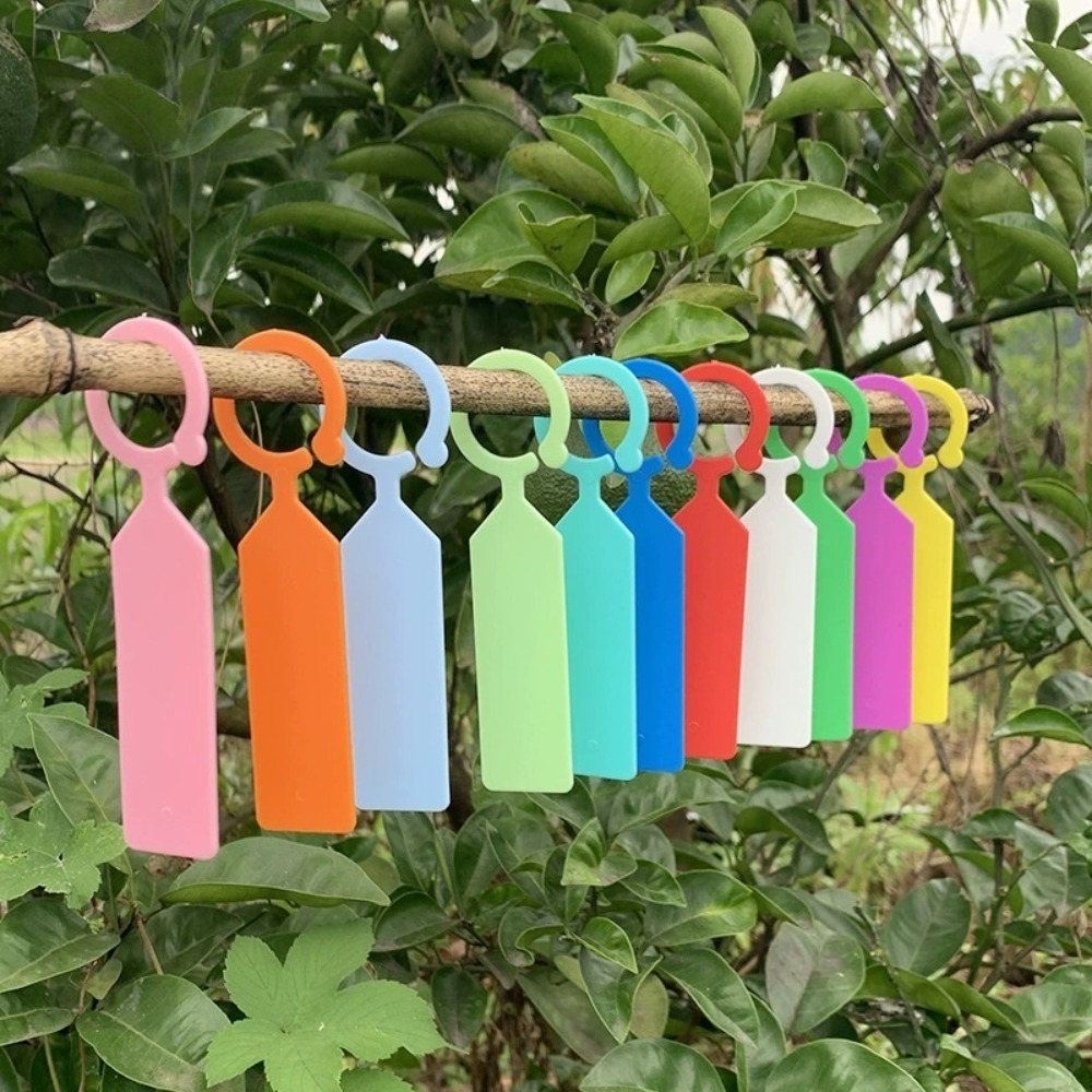 Garden Label Marker - 50 Stück wasserdichte Kunststoffetiketten zum Aufhängen