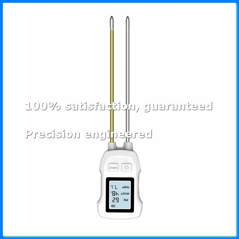 Moisture Meter Plant - 3-in-1 Bodenfeuchtemessgerät, Digitales Pflanzenfeuchtemessgerät für Temperatur/Bodenfeuchtigkeit/pH-Wert,