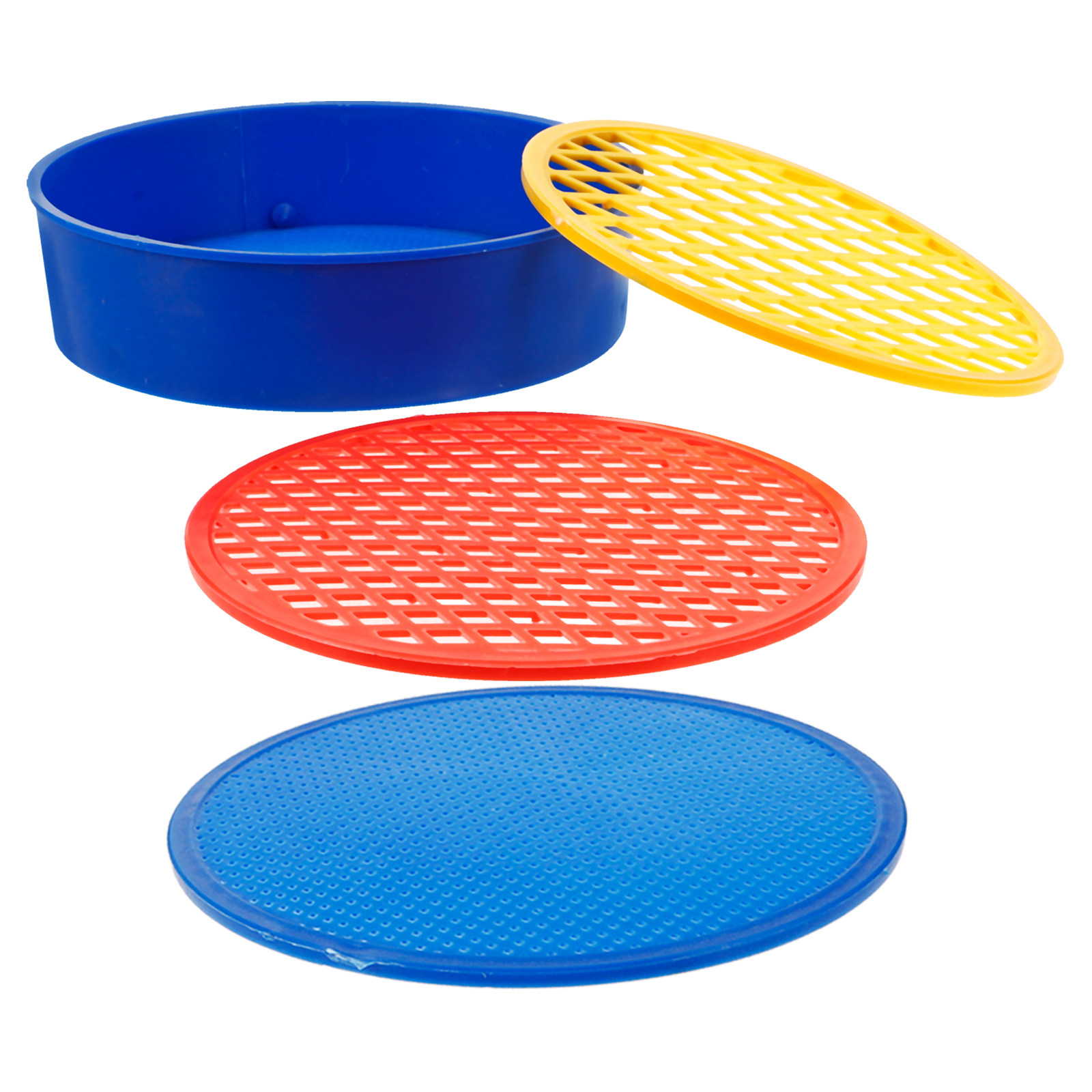 Garden Sieve Soil - 1 Set Manueller Kunststoff-Bodensieb, Gartensieb, Bodensiebpfanne