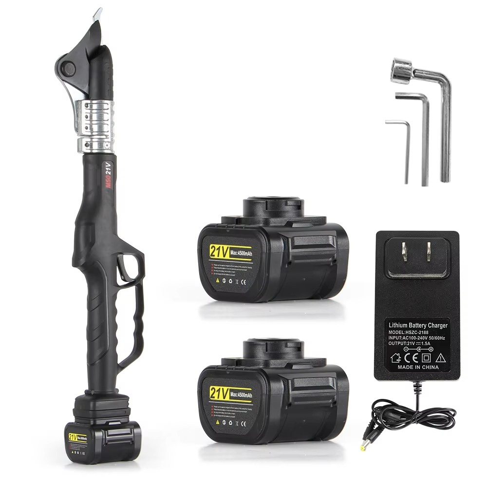Pruning Shears - 2,0 Zoll Teleskop-Elektro-Astschere Kabellose Gartenschere für