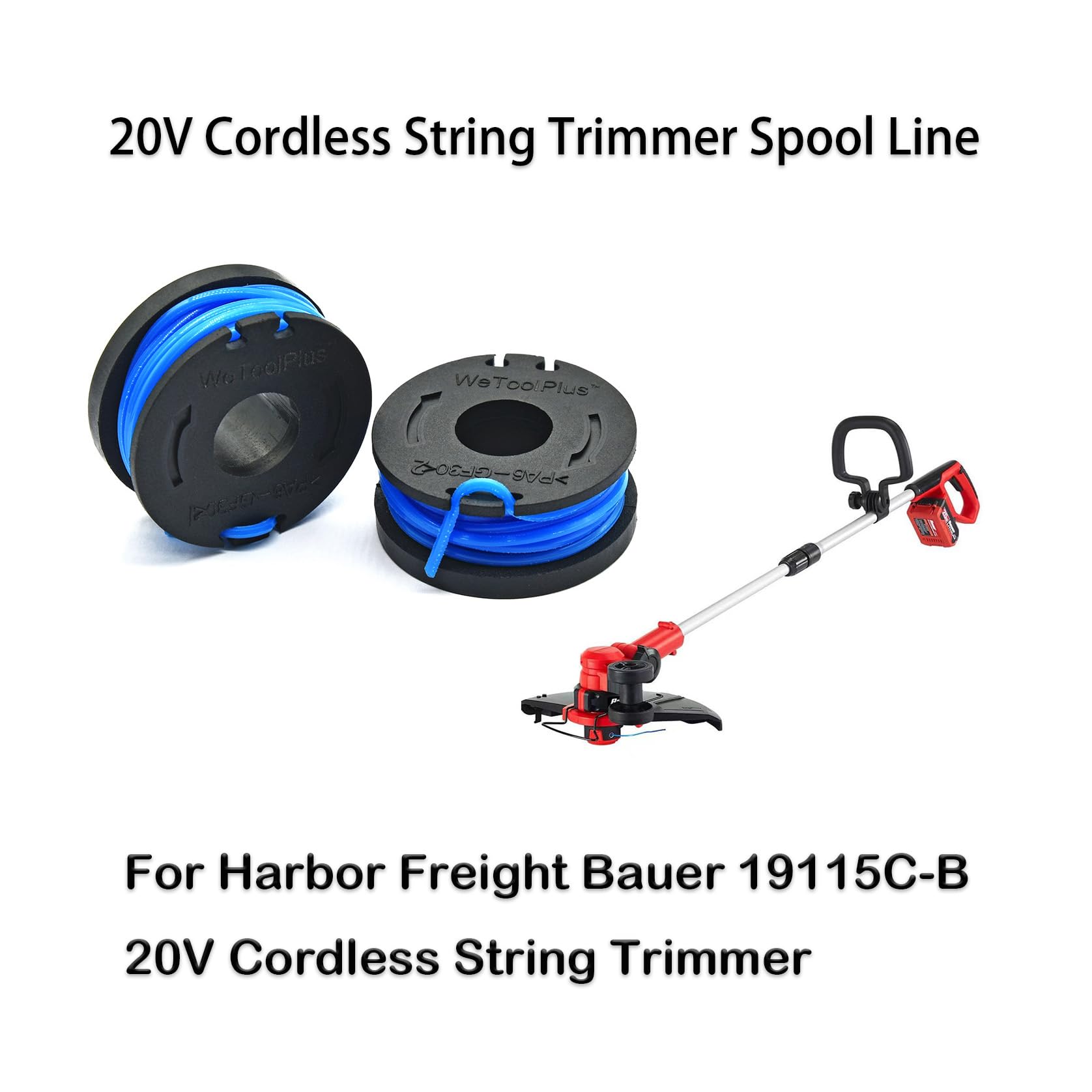 3 Spulen und 1 Abdeckung Ersat – Gardening Tools Harbor Freight Bewertung und Preis