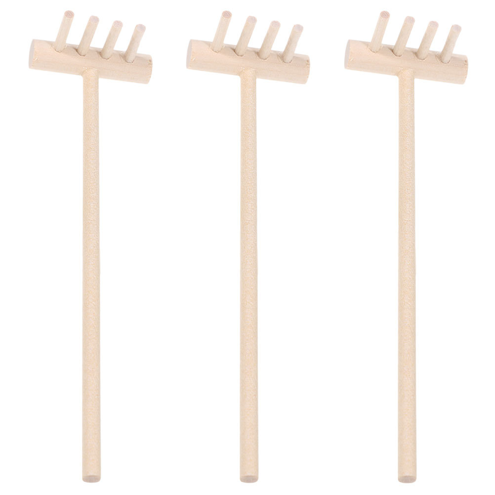3 stücke Bambus Mini Rechen Se – Zen Gardening Tools Bewertung und Preis
