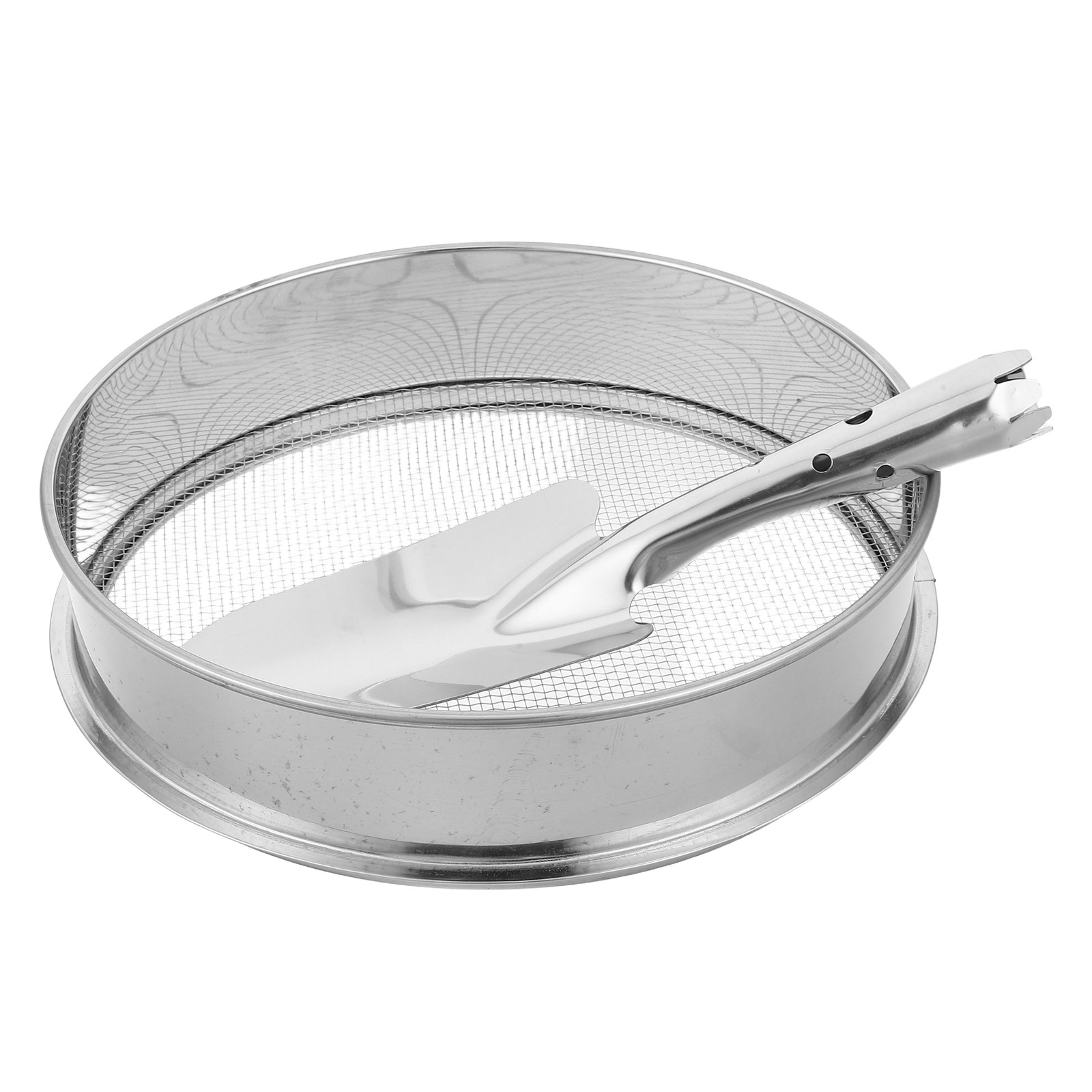 1 Set Edelstahl Rundes Garten- – Garden Sieve Soil Bewertung und Preis