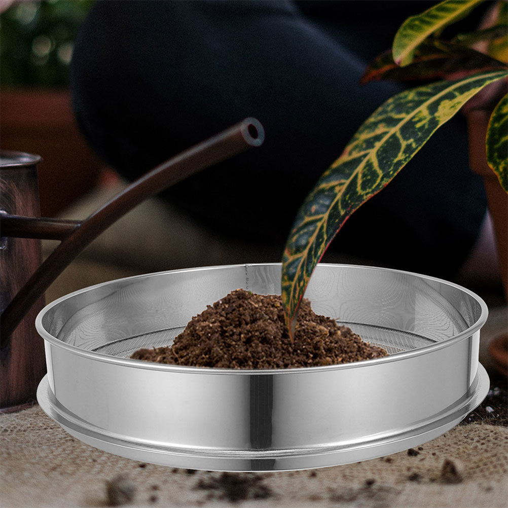 Edelstahl-Netzsieb Rundes Bode – Garden Sieve Soil Bewertung und Preis