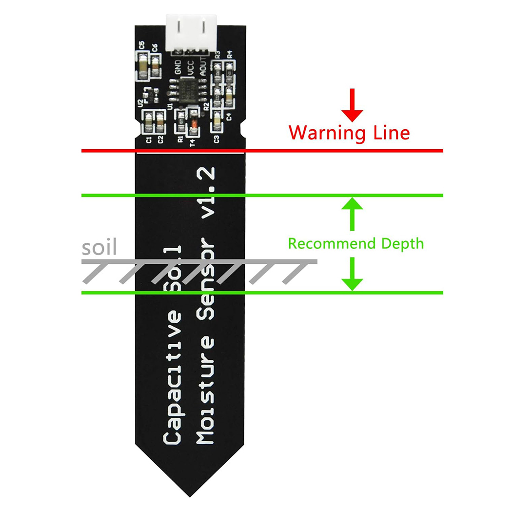 Kapazitives Bodenfeuchtesensor – Moisture Meter Plant Bewertung und Preis