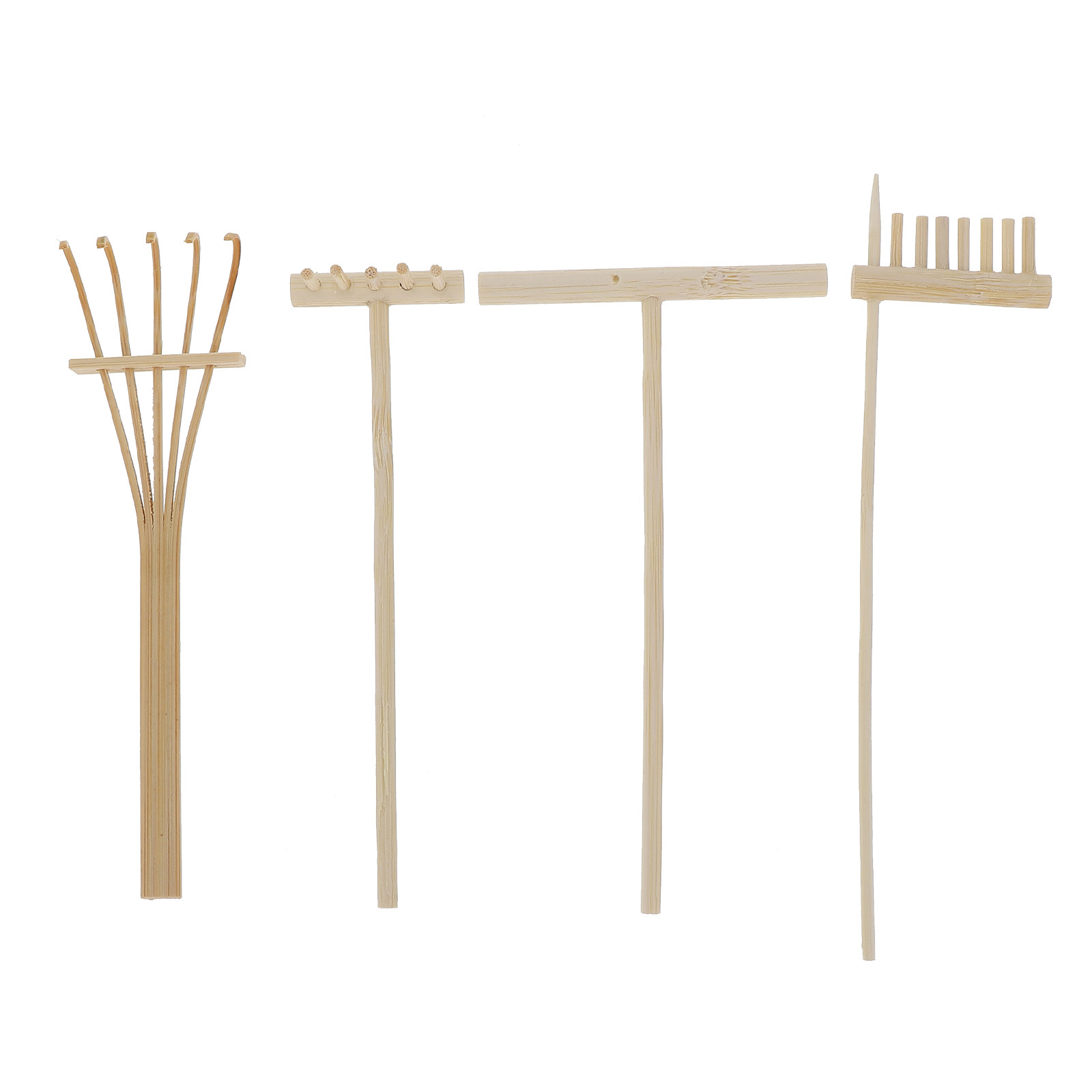 4-teiliges Zen-Garten Bambus-M – Zen Gardening Tools Bewertung und Preis