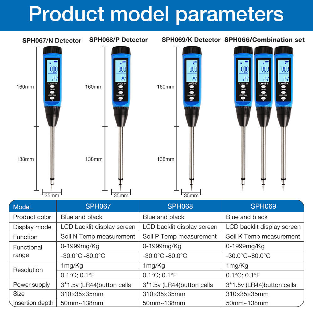 Hochpräzises tragbares NPK-Bod – Moisture Meter Plant Bewertung und Preis