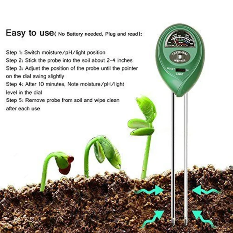 Garten PH Meter Sonnenlicht 3i – Moisture Meter Plant Bewertung und Preis