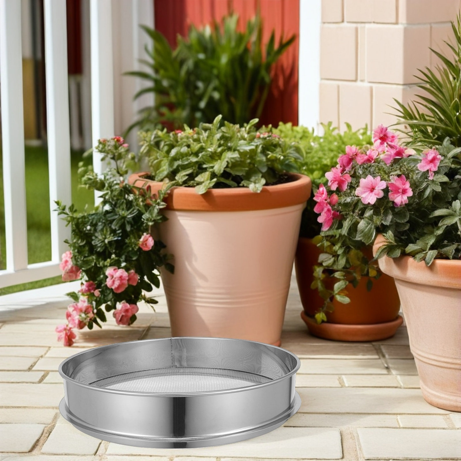 1 Stück 35 cm Edelstahl-Garten – Garden Sieve Soil Bewertung und Preis