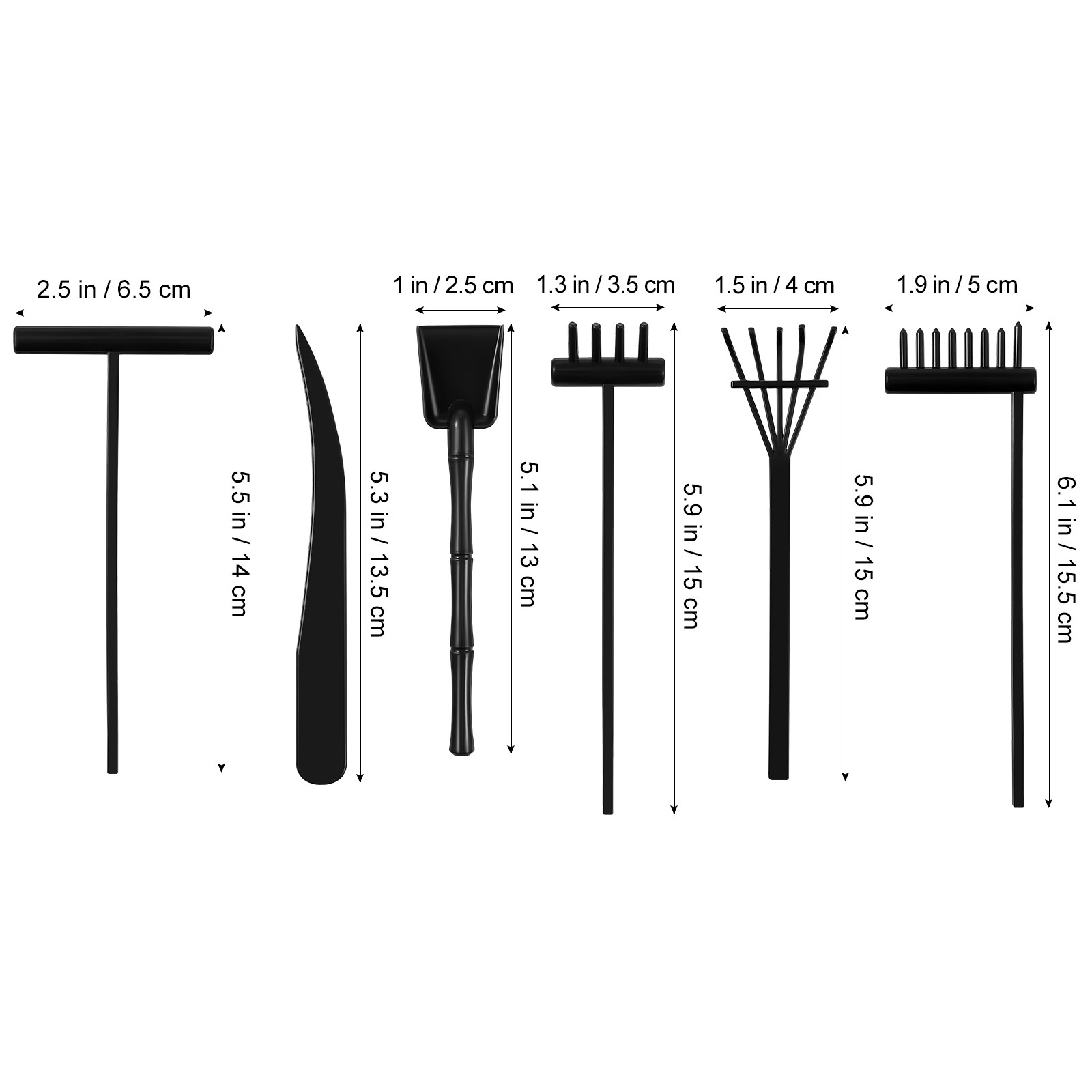 6-teiliges Zen-Garten-Rechen-S – Zen Gardening Tools Bewertung und Preis