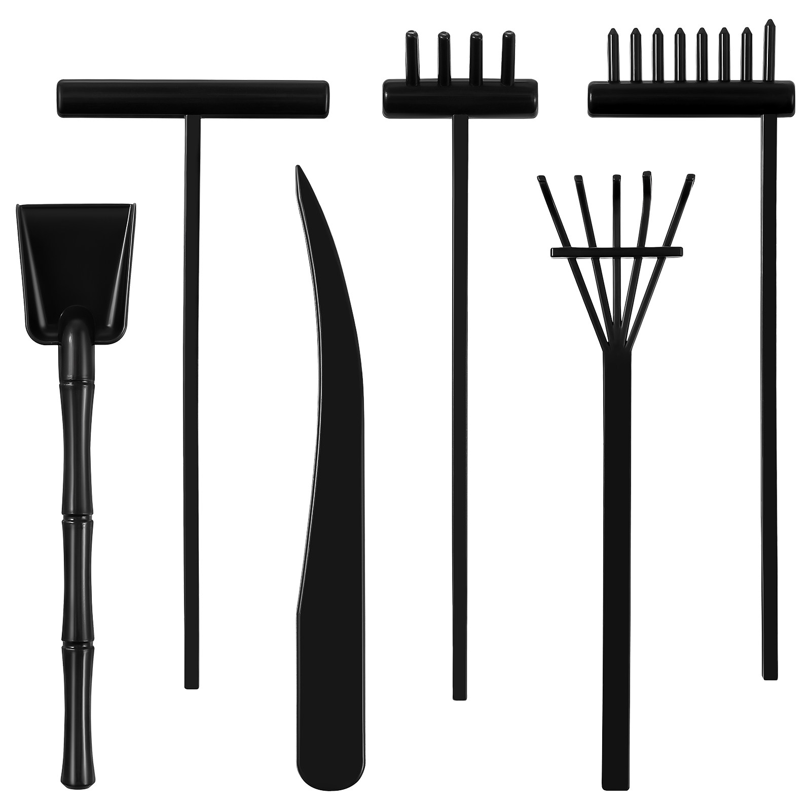 6-teiliges Mini-Zen-Garten-Rec – Zen Gardening Tools Bewertung und Preis