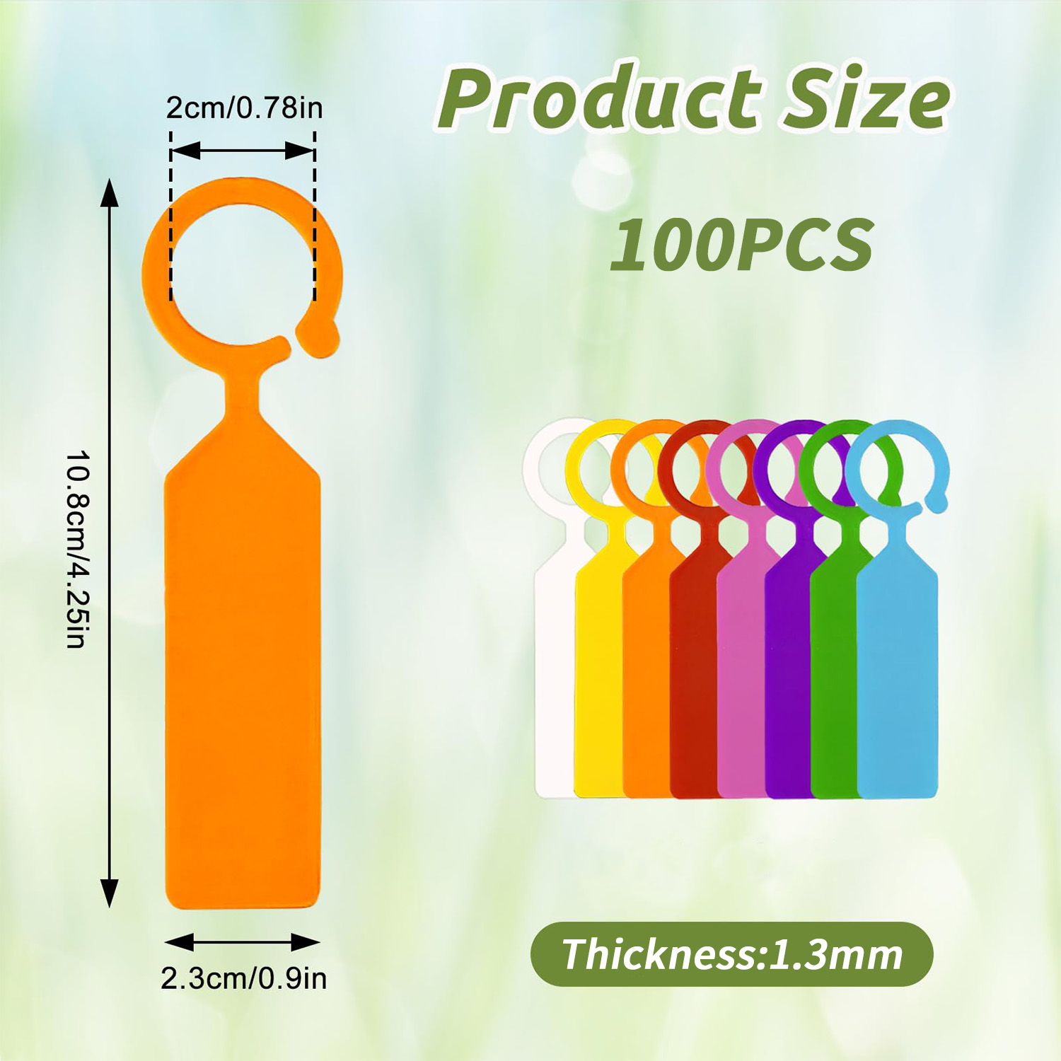 100 Stück 10,7x2,3CM Kunststof – Garden Label Marker Bewertung und Preis