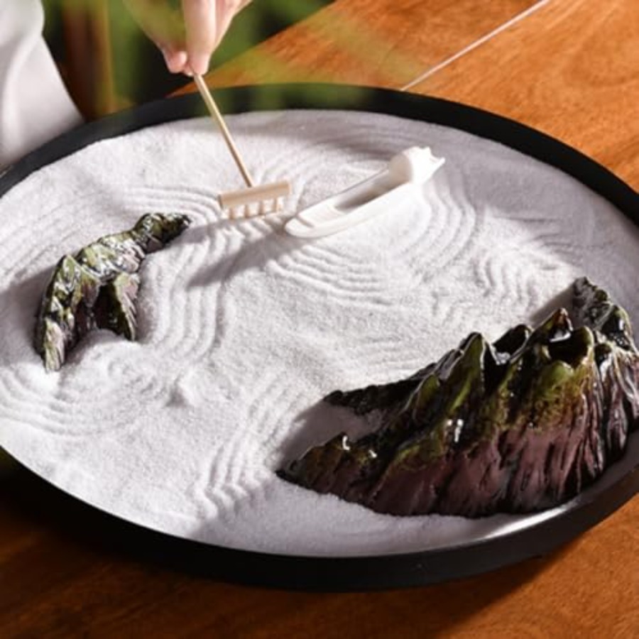 7-teiliges Miniatur-Tisch-Zen- – Zen Gardening Tools Bewertung und Preis