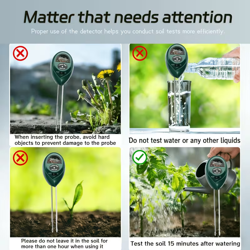 3-in-1 Bodentester (Feuchtigke – Moisture Meter Plant Bewertung und Preis